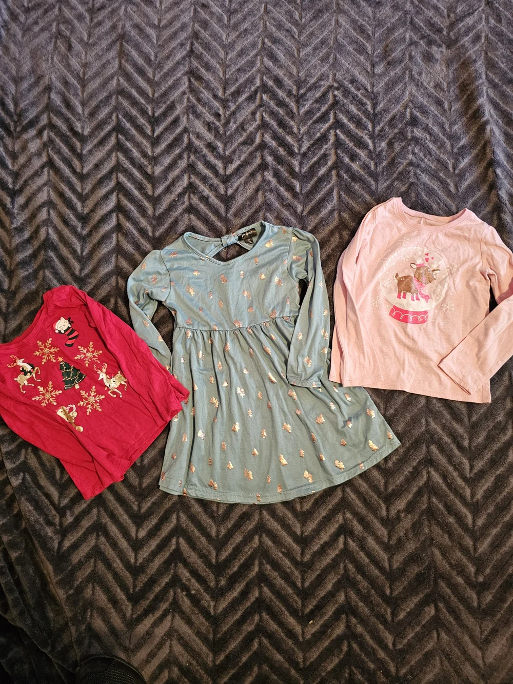 🎄 Toddler Girls 3-Piece Holiday/Winter Bundle – Size 4T ❄️